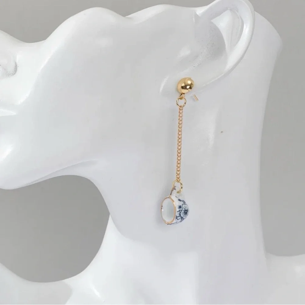 Portofino Teacup Dangle Earrings - Picture 3 of 3